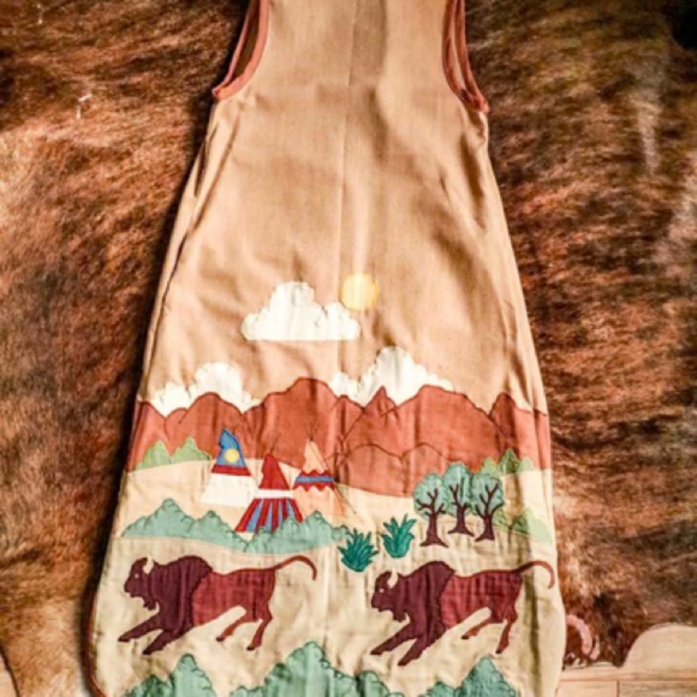 Vintage Salaminder Western Buffalo Vest XS-S - Picture 5 of 5